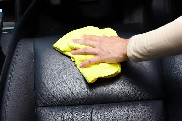 mold in fabric car seat