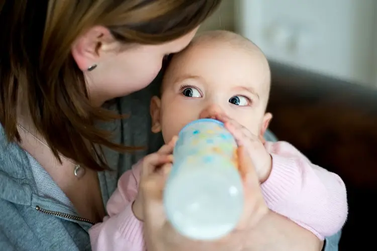 Baby Drinks Bottle Too Fast