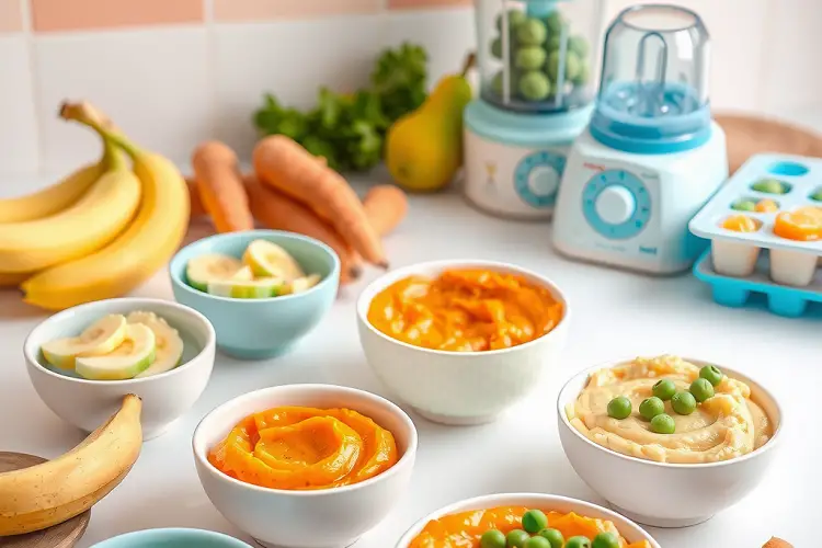 5 Minute Healthy Baby Food Recipes for Busy Parents